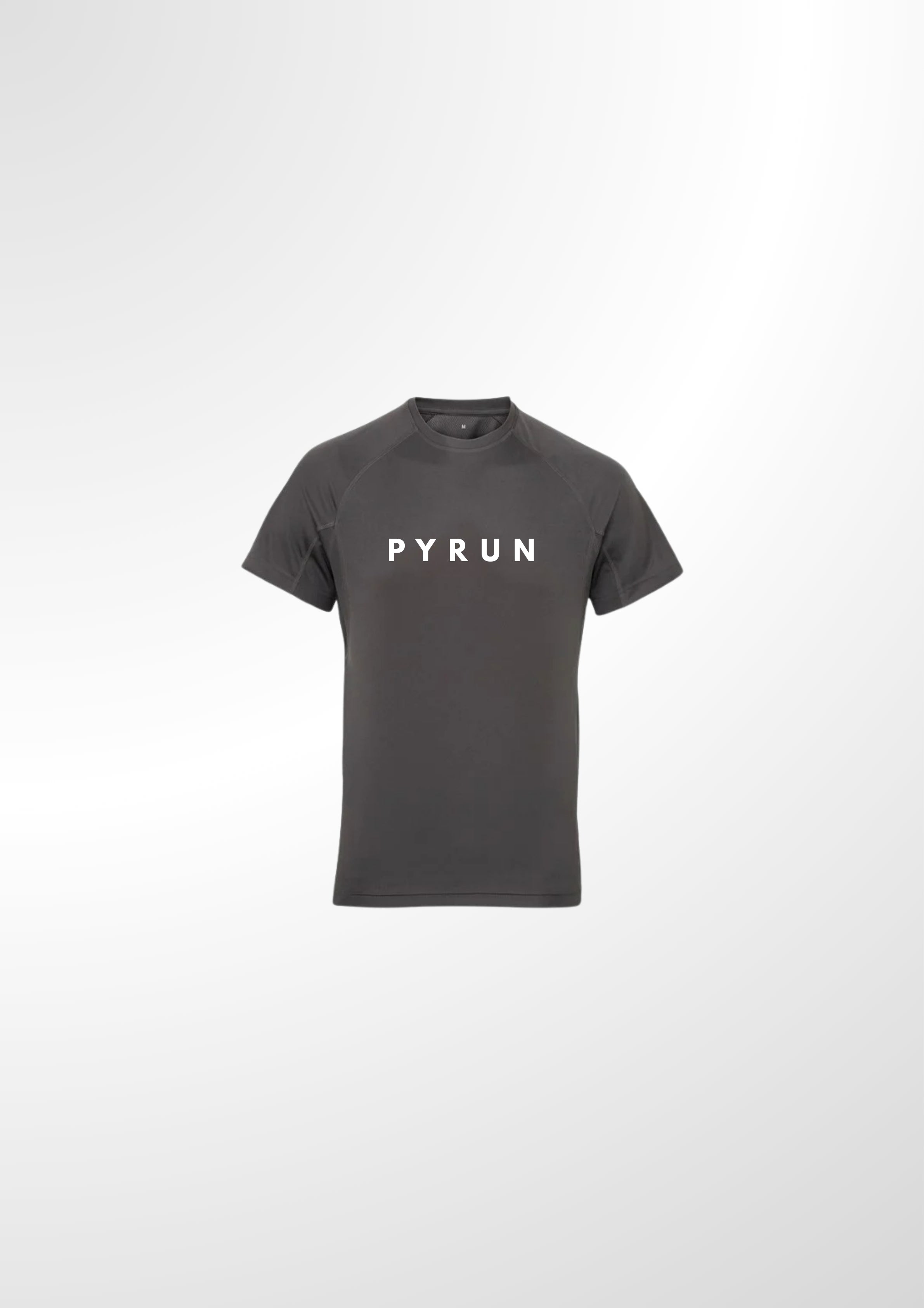 PYRUN Panelled Tech Tee - Grey