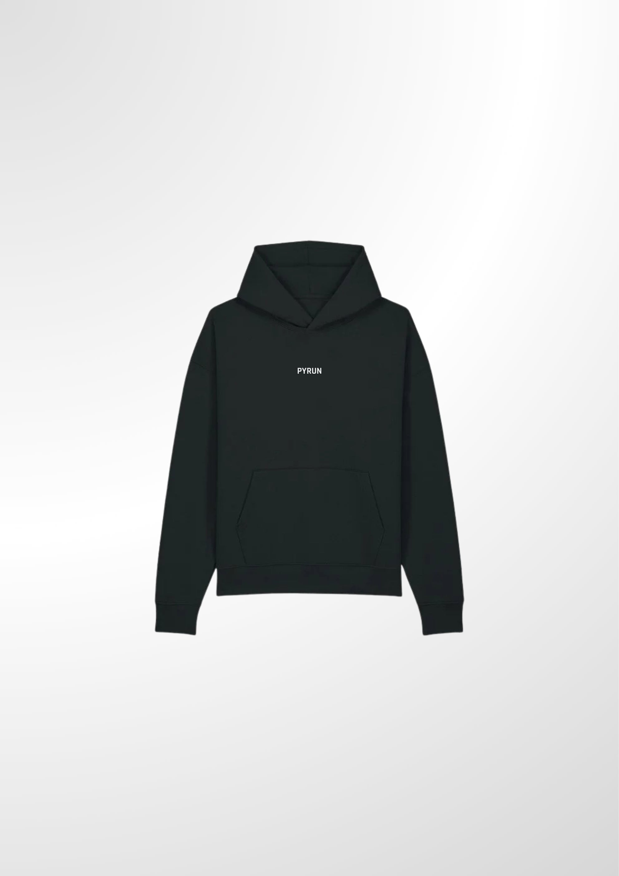 The PYRUN Heavyweight Core Hoodie - Black