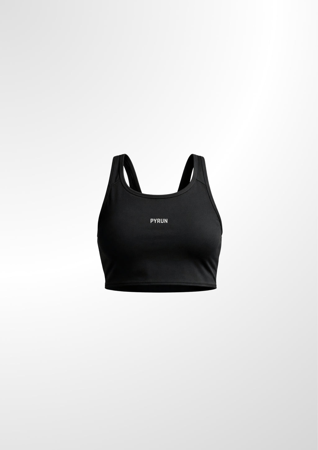 The PYRUN Core Racer Bra - Black